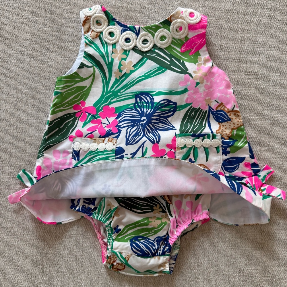 NWT Baby Lilly Pulitzer Infant Shift Dress - Picture 4 of 6